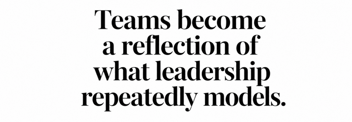 Why Leadership Behaviour Shapes Team Culture More Than Words