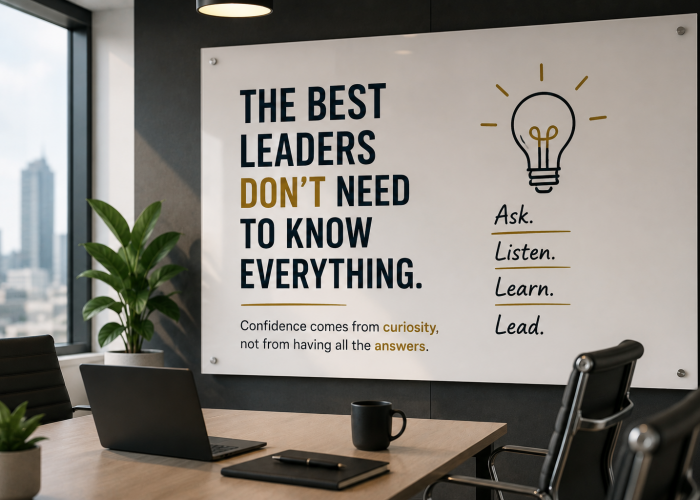 Leadership Confidence: Why the Best Leaders Don’t Need to Know Everything